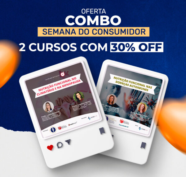 Combo 30% OFF - Nutrição Funcional nas Doenças Autoimunes + Climatério e Menopausa