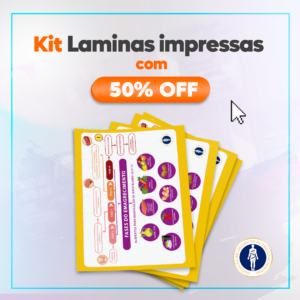 Kit 22 lâminas impressas